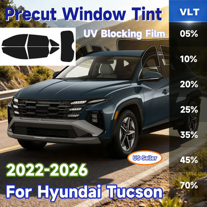 Precut Window Tint Kit for Hyundai Tucson (2022–2026) | UV-IR Block & Privacy Film - 200000182:1052#Windshield Strip;200007763:201336106;5:-6-200000182:1052#Windshield Strip;200007763:201336106;5:-4-200000182:1052#Windshield Strip;200007763:201336106;5:-1-200000182:1052#Windshield Strip;200007763:201336106;5:-3-200000182:1052#Windshield Strip;200007763:201336106;5:-2-  DRIVEN - 1