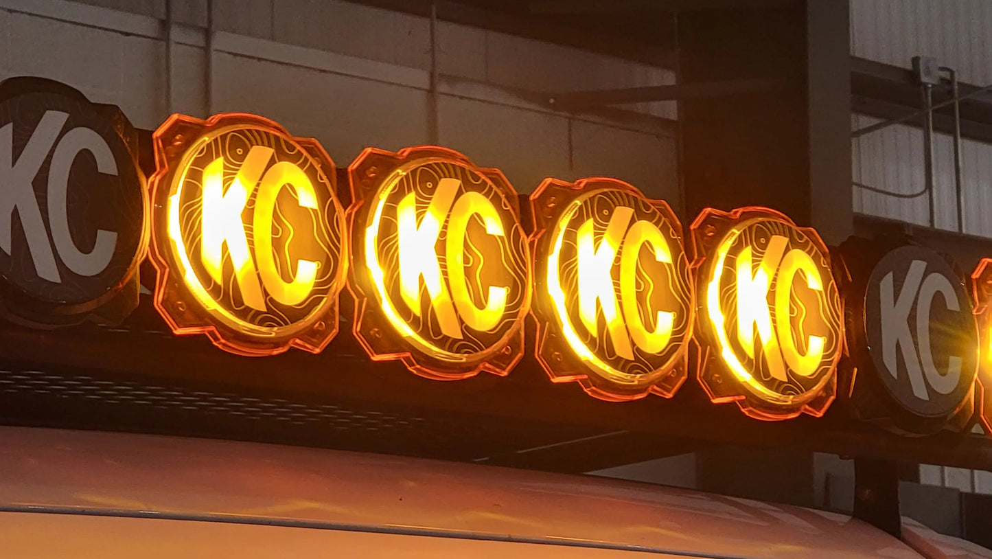 KC HiLITES Pro6 / Titan Gravity Light Cover Topo Overlays (Pair) - Universal - KCHI9.TP.WH.CG-KCHI9.TP.TUSC.CG-KCHI9.TP.WH.RACE-KCHI9.TP.WH.CODE-KCHI9.TP.RACE.CG-  DRIVEN - 9