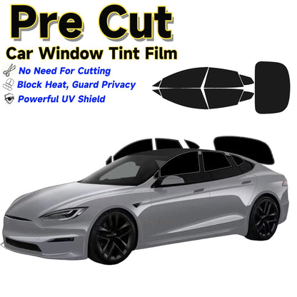 Precut Window Tint Kit for Tesla Model S (2012–2026) | UV-IR Block & Privacy Film - 200000182:29#All Sides and Rear;200007763:201336106;5:-3-200000182:29#All Sides and Rear;200007763:201336106;5:-1-200000182:193#Front Window;200007763:201336106;5:-5-200000182:193#Front Window;200007763:201336106;5:-2-200000182:193#Front Window;200007763:201336106;5:-4-  DRIVEN - 1