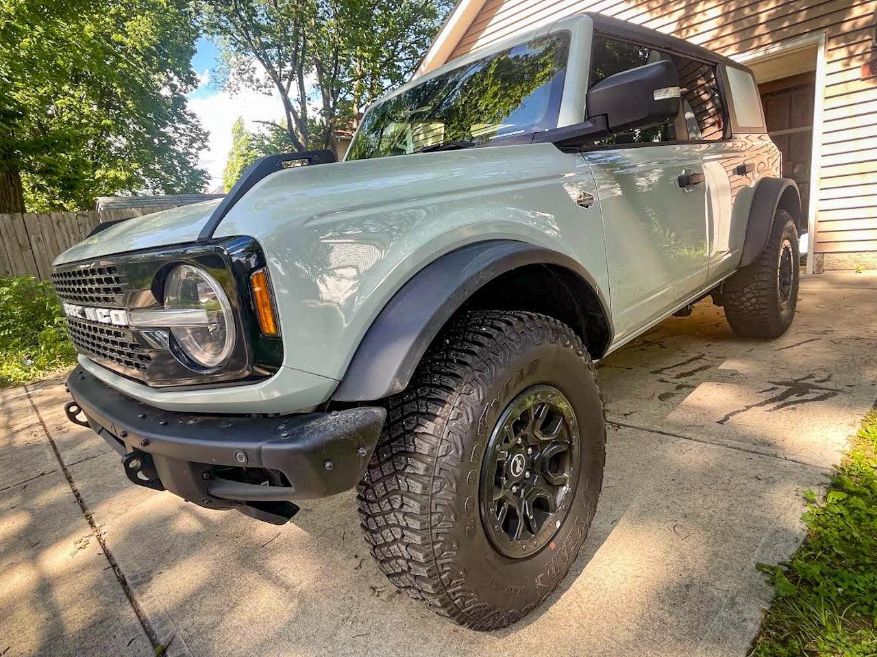 Stealth Paint Matched Side Window Overlays - 2021+ Bronco 4 Door - 21BRONCO4DRHDTP-AMB-21BRONCO4DRHDTP-A51-21BRONCO4DRHDTP-AZ-21BRONCO4DRHDTP-CG-21BRONCO4DRHDTP-CBN-  DRIVEN - 2