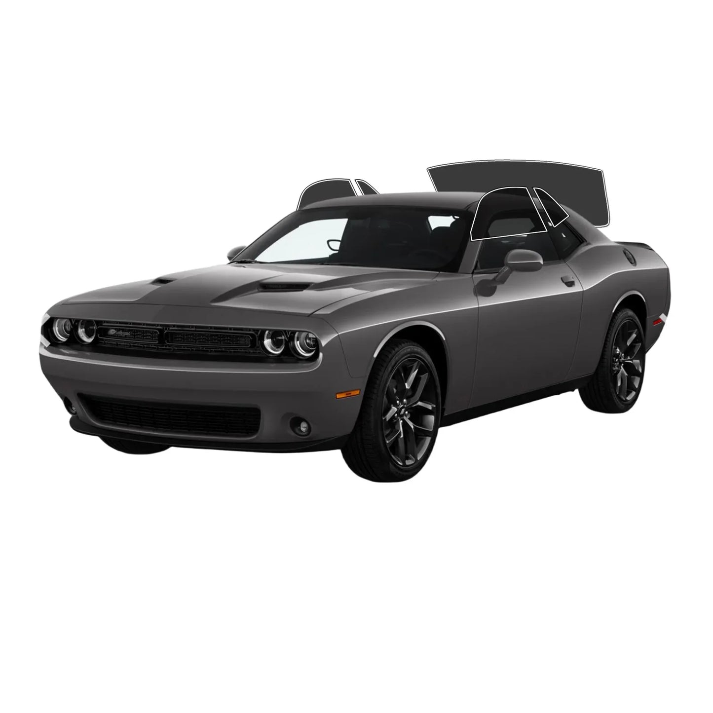 Precut Window Tint Kit for Dodge Challenger (2008–2023) | UV Block & Privacy Film - 14:520468414#Rear Windshield 20;200007763:201336106-14:933#Rear Windshield 25;200007763:201336106-14:203125846#Rear Windshield 35;200007763:201336106-14:201452419#Rear Windshield 45;200007763:201336106-14:200006153#All Side Rear 10 VLT;200007763:201336106-  DRIVEN - 9