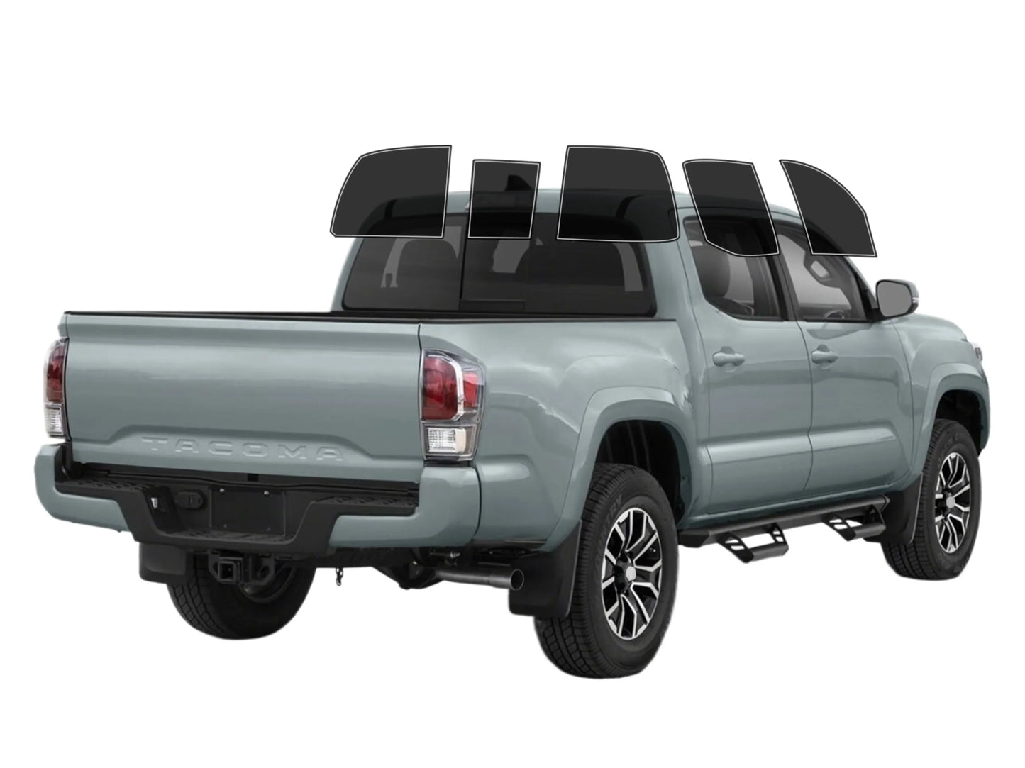 Precut Window Tint Kit for Toyota Tacoma Double Cab (2016–2023) | UV Block & Privacy Film - 200000182:366#Rear Windshield 3PC;200007763:201336106;5:-6-200000182:366#Rear Windshield 3PC;200007763:201336106;5:-2-200000182:366#Rear Windshield 3PC;200007763:201336106;5:-1-200000182:366#Rear Windshield 3PC;200007763:201336106;5:-3-200000182:175#Front Windshield;200007763:201336106;5:-3-  DRIVEN - 11