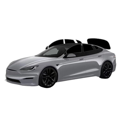 Precut Window Tint Kit for Tesla Model S (2012–2026) | UV-IR Block & Privacy Film - 200000182:29#All Sides and Rear;200007763:201336106;5:-3-200000182:29#All Sides and Rear;200007763:201336106;5:-1-200000182:193#Front Window;200007763:201336106;5:-5-200000182:193#Front Window;200007763:201336106;5:-2-200000182:193#Front Window;200007763:201336106;5:-4-  DRIVEN - 7