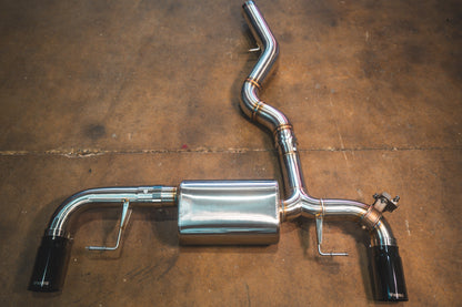 BMW G20/G22 330i/430i Valved Axleback Exhaust System - BMW.G20.330i.AXL.BR.BRSH-BMW.G20.330i.AXL.BR.BRT-BMW.G20.330i.AXL.BR.BLK-BMW.G20.330i.AXL.BR.FC-BMW.G20.330i.AXL.BR.RC-  DRIVEN - 14