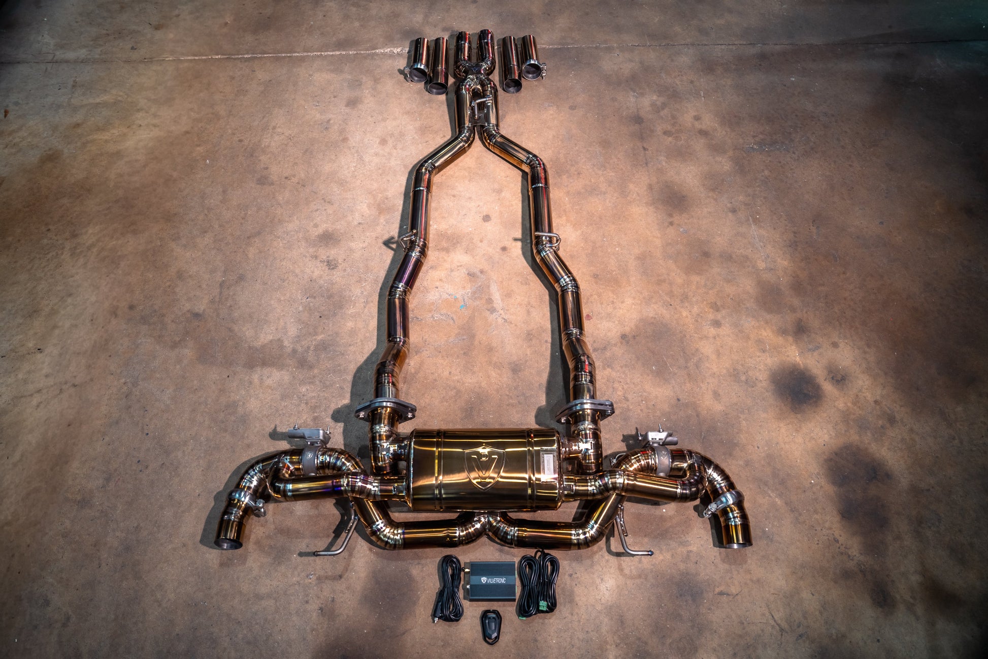 Aston Martin DB11 Valved Sport Exhaust System - AMR.DB11.52T.VSES.TI-AMR.DB11.52T.VSES.FF.TI-  DRIVEN - 1