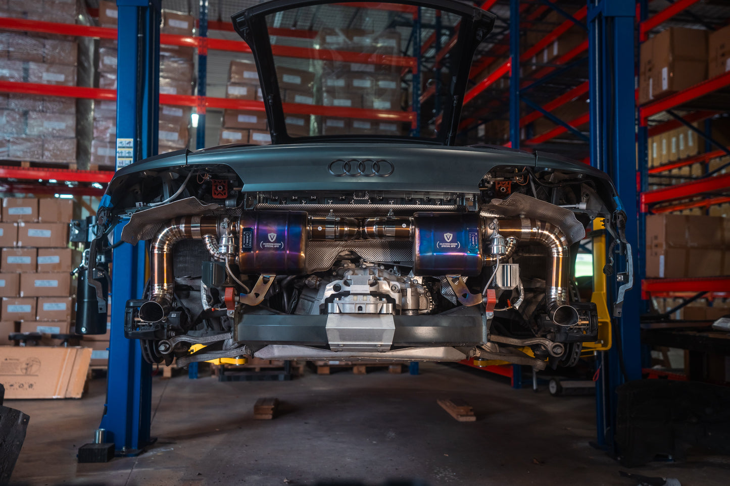 Audi R8 True F1 / Valved Exhaust System - AUD.R8.V10.GEN2.F1.BR-AUD.R8.V10.GEN2.F1.TI-AUD.R8.V10.GEN2.F1.FFH.1.BR-AUD.R8.V10.GEN2.F1.FFH.1.TI-AUD.R8.V10.GEN2.VSES.TI-  DRIVEN - 28