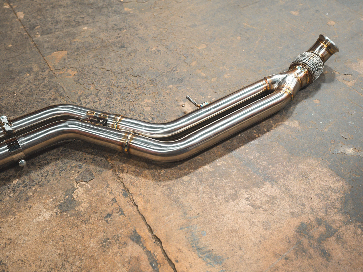 BMW F87 M2 Valved Sport Exhaust System (N55) - BMW.F87.M2.VSES.BR.BRSH-BMW.F87.M2.VSES.BR.BRT-BMW.F87.M2.VSES.BR.BLK-BMW.F87.M2.VSES.BR.FC-BMW.F87.M2.VSES.BR.RC-  DRIVEN - 9