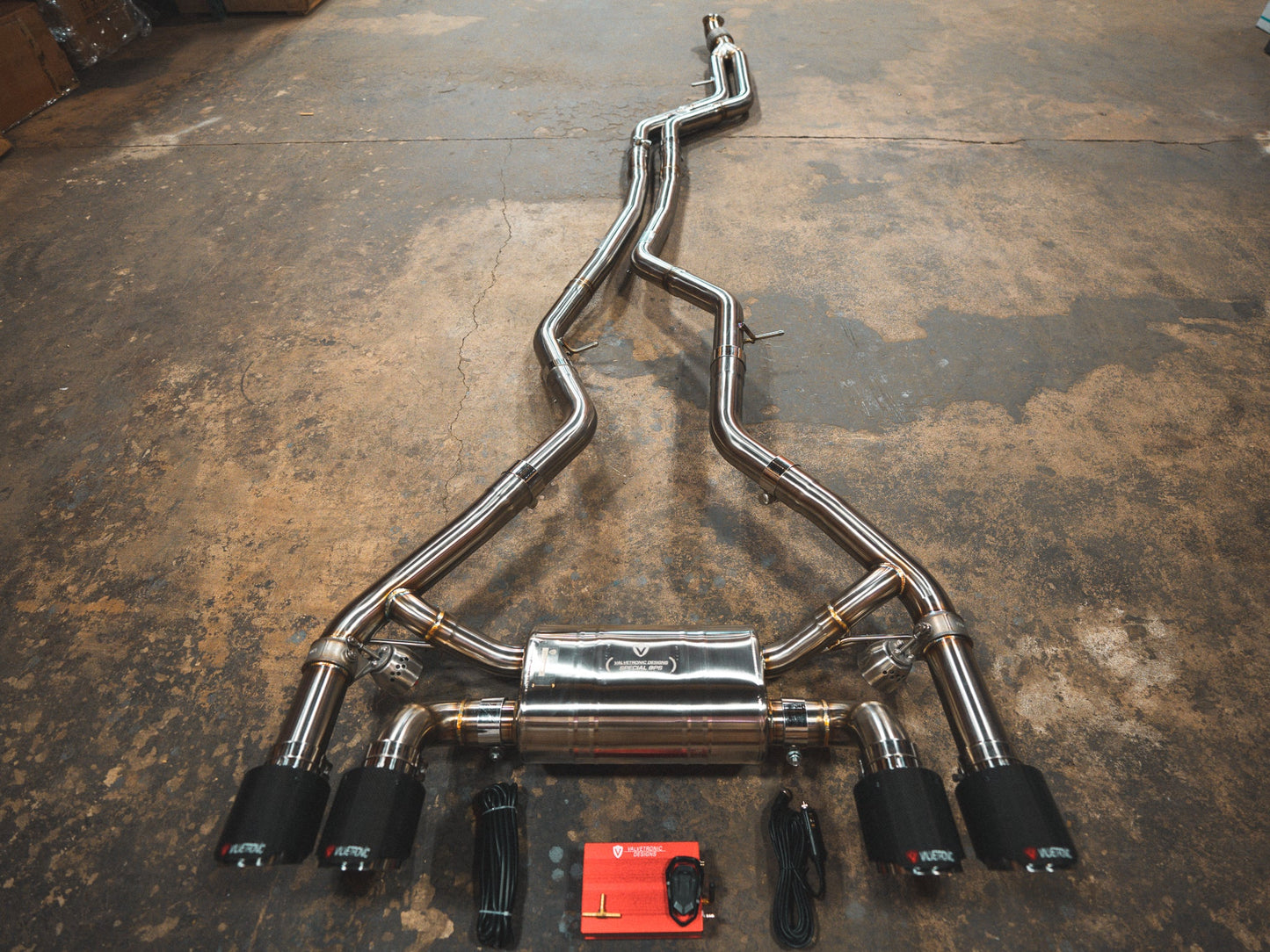 BMW F87 M2 Valved Sport Exhaust System (N55) - BMW.F87.M2.VSES.BR.BRSH-BMW.F87.M2.VSES.BR.BRT-BMW.F87.M2.VSES.BR.BLK-BMW.F87.M2.VSES.BR.FC-BMW.F87.M2.VSES.BR.RC-  DRIVEN - 1