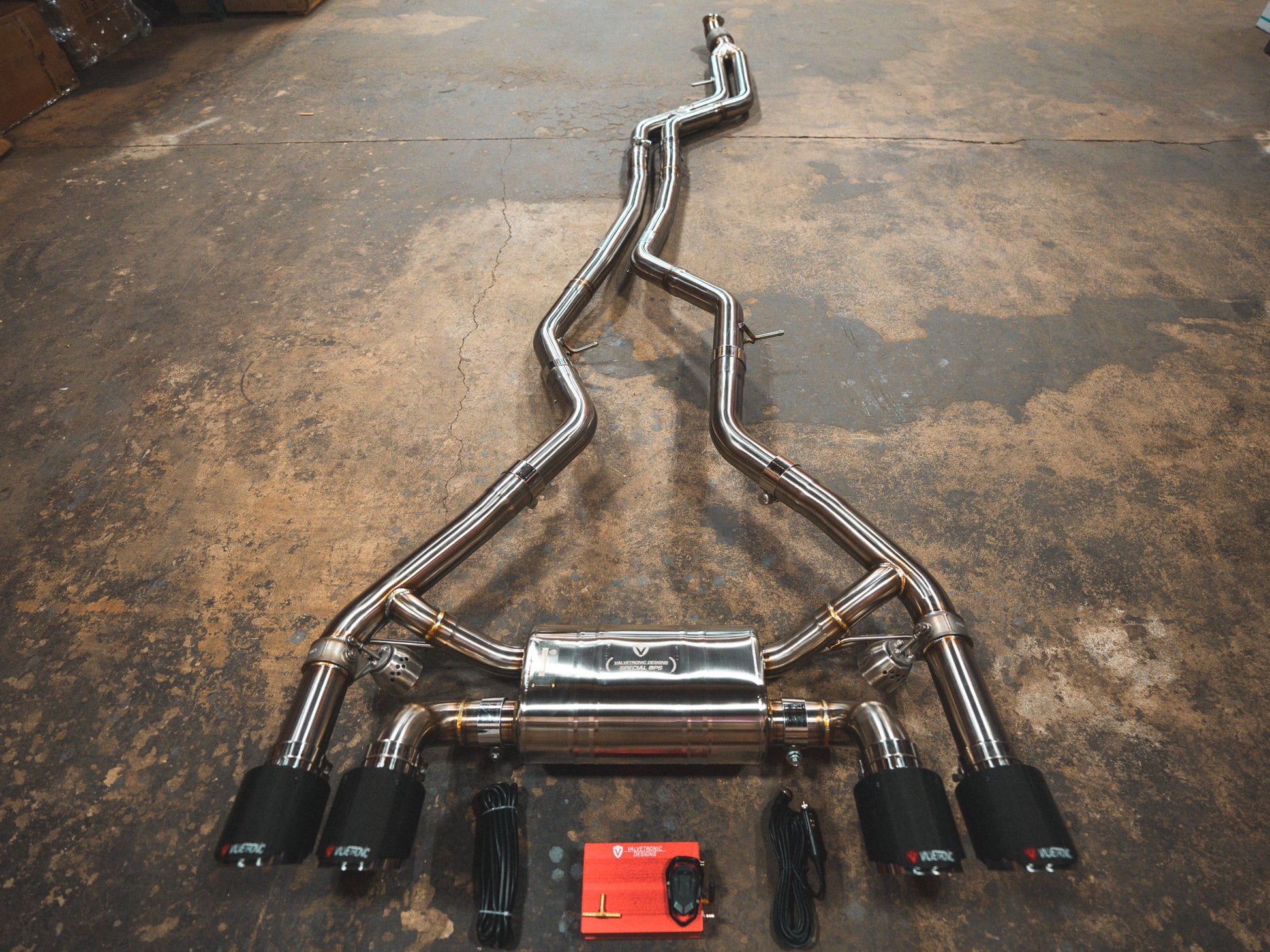 BMW F87 M2 Valved Sport Exhaust System (N55) - BMW.F87.M2.VSES.BR.BRSH-BMW.F87.M2.VSES.BR.BRT-BMW.F87.M2.VSES.BR.BLK-BMW.F87.M2.VSES.BR.FC-BMW.F87.M2.VSES.BR.RC-  DRIVEN - 1