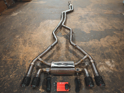 BMW F87 M2 Valved Sport Exhaust System (N55) - BMW.F87.M2.VSES.BR.BRSH-BMW.F87.M2.VSES.BR.BRT-BMW.F87.M2.VSES.BR.BLK-BMW.F87.M2.VSES.BR.FC-BMW.F87.M2.VSES.BR.RC-  DRIVEN - 7