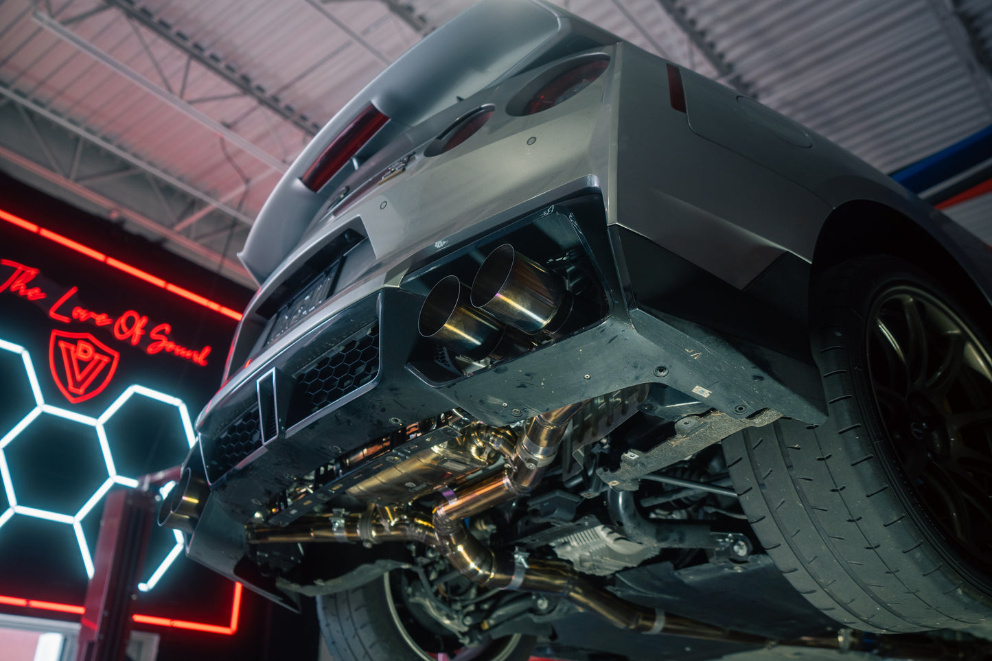 Nissan GTR R35 Valved Sport Exhaust System - NIS.GTR.R35.VSES.TI.TIBRT-  DRIVEN - 25