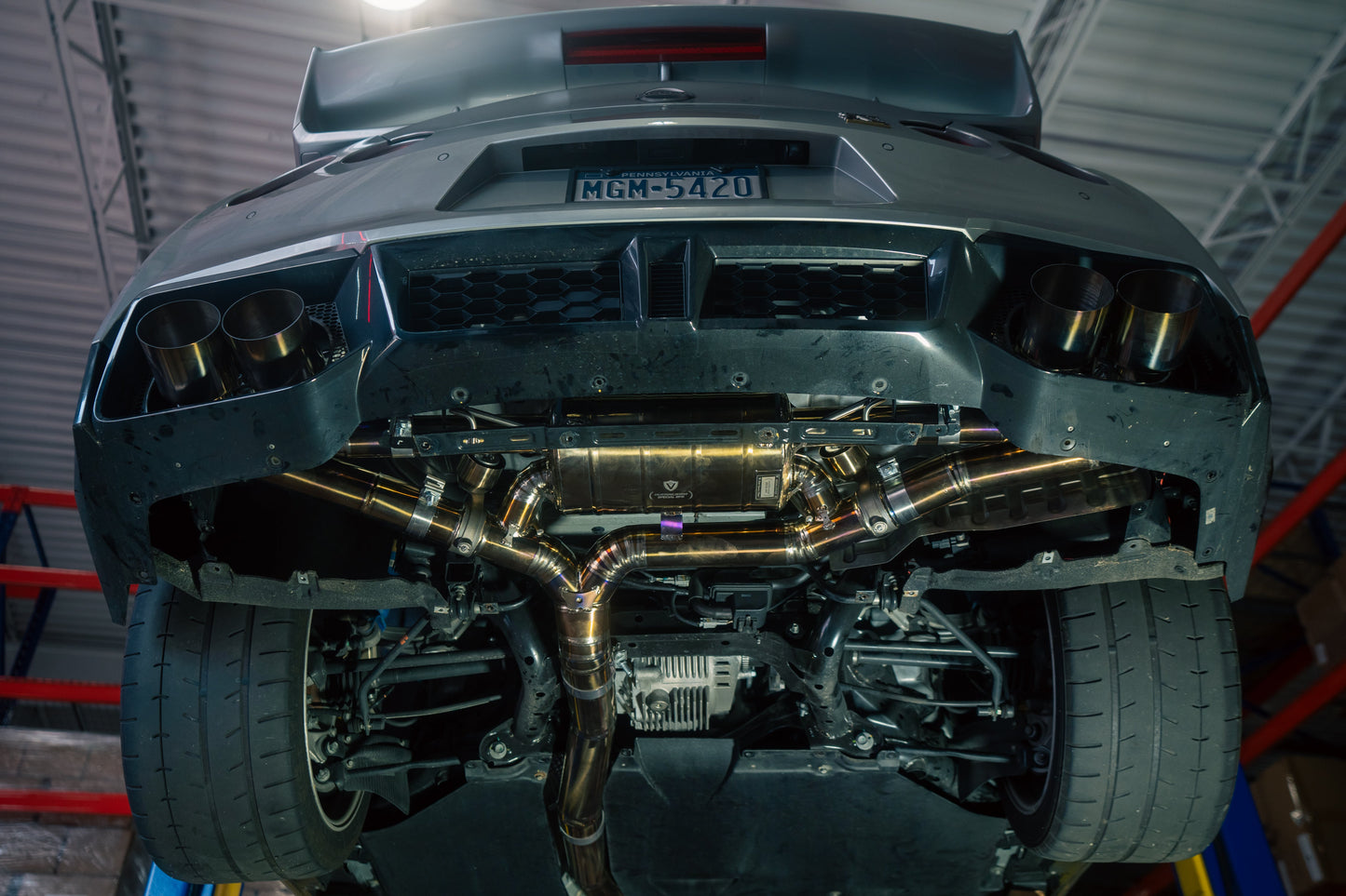 Nissan GTR R35 Valved Sport Exhaust System - NIS.GTR.R35.VSES.TI.TIBRT-  DRIVEN - 24