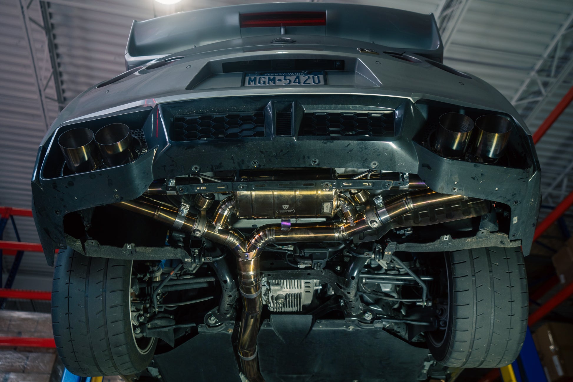 Nissan GTR R35 Valved Sport Exhaust System - NIS.GTR.R35.VSES.TI.TIBRT-  DRIVEN - 24