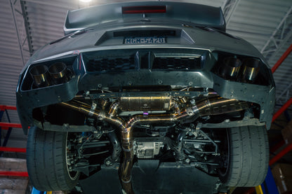 Nissan GTR R35 Valved Sport Exhaust System - NIS.GTR.R35.VSES.TI.TIBRT-  DRIVEN - 24