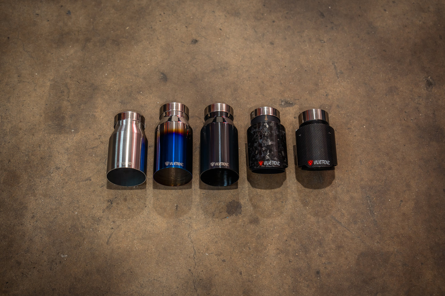 Valvetronic Designs Exhaust Tips (SINGLES) - VTD.TIP.SW.25.35.BRSH-VTD.TIP.SW.25.35.BRT-VTD.TIP.SW.25.35.BLK-VTD.TIP.SLVE.25.35.RC-VTD.TIP.SLVE.25.35.FC-  DRIVEN - 1