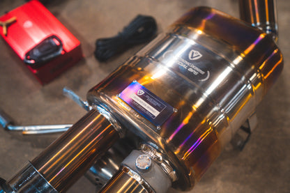 BMW M3 E9X Titanium Valved Sport Exhaust System (V2) - BMW.E9X.M3.VSES.FF.TI.BRSH-BMW.E9X.M3.VSES.FF.TI.BLK-BMW.E9X.M3.VSES.FF.TI.RC-BMW.E9X.M3.VSES.FF.TI.FC-BMW.E9X.M3.VSES.FF.TI.BRT-  DRIVEN - 9