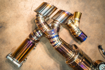 Valvetronic Valved Race Exhaust System for Porsche 911 Turbo 991.1 / 991.2 - POR.991.TUR.VSES.TI-POR.991.TUR.VSES.FFH.TI-  DRIVEN - 10