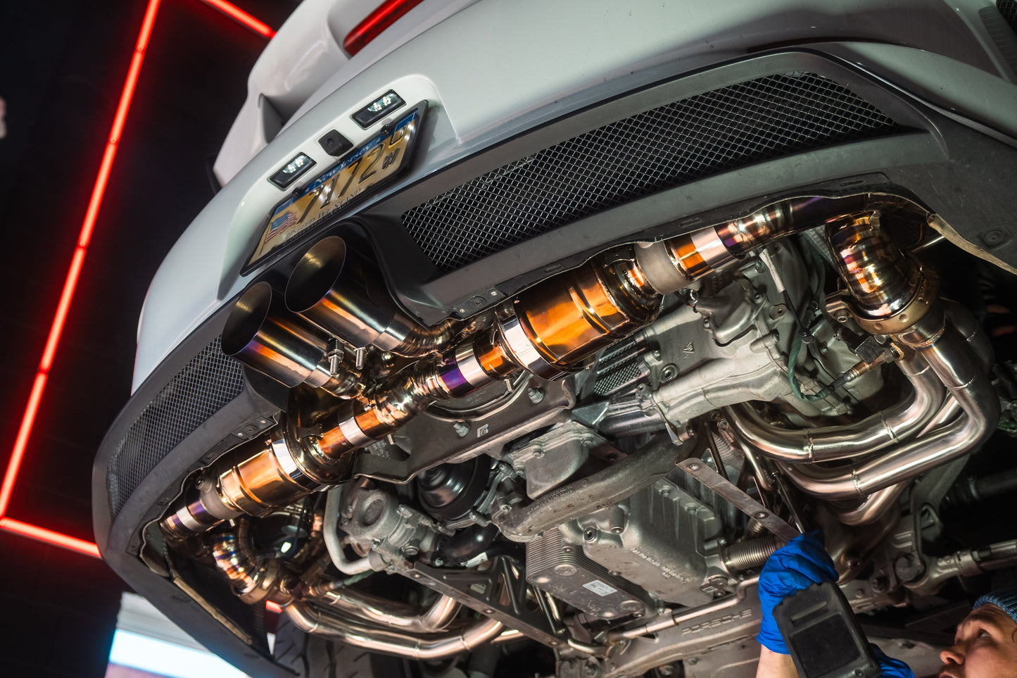 Valvetronic Valved Sport Exhaust System for Porsche GT3/RS 991.1 / 991.2 - POR.991.GT3.VSES.BR-POR.991.GT3.VSES.TI-POR.991.GT3.VSES.FFH.BR-POR.991.GT3.VSES.FFH.TI-  DRIVEN - 17