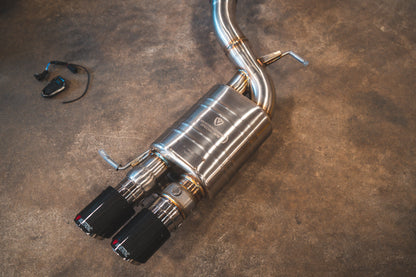 BMW F10 M5 / F06 M6 Valved Sport Exhaust System - BMW.F10.M5.VSES.BR.BRSH-BMW.F10.M5.VSES.BR.BRT-BMW.F10.M5.VSES.BR.BLK-BMW.F10.M5.VSES.BR.RC-BMW.F10.M5.VSES.BR.FC-  DRIVEN - 8