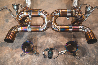 Ferrari F8 Valved Sport Exhaust System - FER.F8.VSES.TI-FER.F8.VSES.FF.TI-  DRIVEN - 11