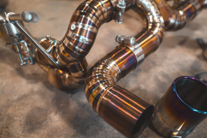 Ferrari F8 Valved Sport Exhaust System - FER.F8.VSES.TI-FER.F8.VSES.FF.TI-  DRIVEN - 4