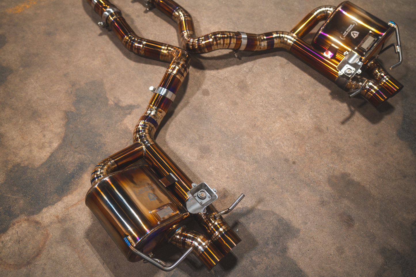 Mercedes W205 C63 / C63s Valved Sport Exhaust System - MER.W205.C63.VSES.TI-MER.W205.C63.VSES.FF.TI-  DRIVEN - 3