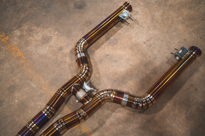 Mercedes W205 C63 / C63s Valved Sport Exhaust System - MER.W205.C63.VSES.TI-MER.W205.C63.VSES.FF.TI-  DRIVEN - 4
