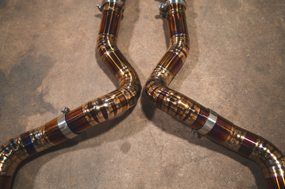 Mercedes W205 C63 / C63s Valved Sport Exhaust System - MER.W205.C63.VSES.TI-MER.W205.C63.VSES.FF.TI-  DRIVEN - 5
