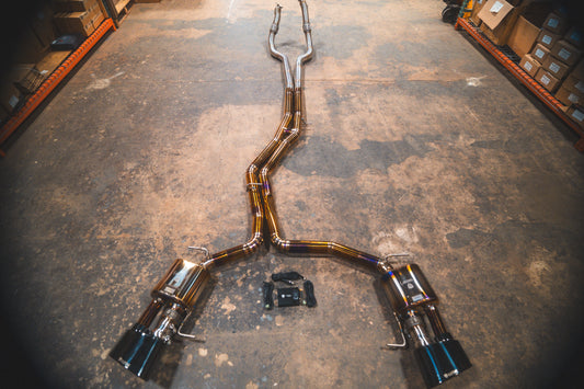 Audi RS6 / RS7 C8 Valved Sport Exhaust System - AUD.C8.VSES.TI-AUD.C8.VSES.FF.TI-  DRIVEN - 1