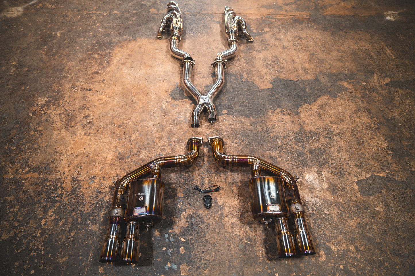 Ferrari 599 RACE F1 Valved Exhaust system - FER.599.VSES.FFH.AG-FER.599.VSES.FFH.TI-  DRIVEN - 3