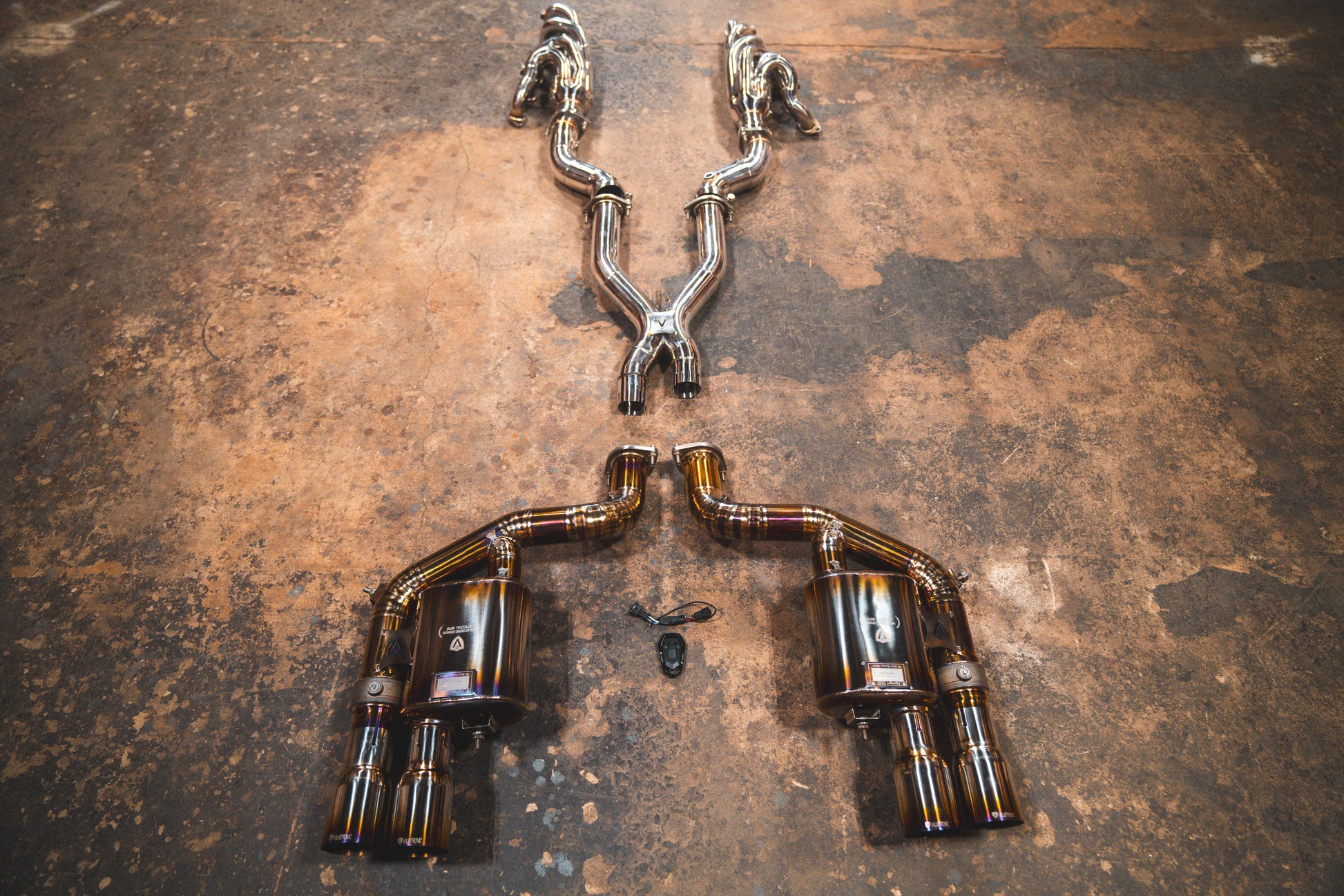 Ferrari 599 RACE F1 Valved Exhaust system - FER.599.VSES.FFH.AG-FER.599.VSES.FFH.TI-  DRIVEN - 3