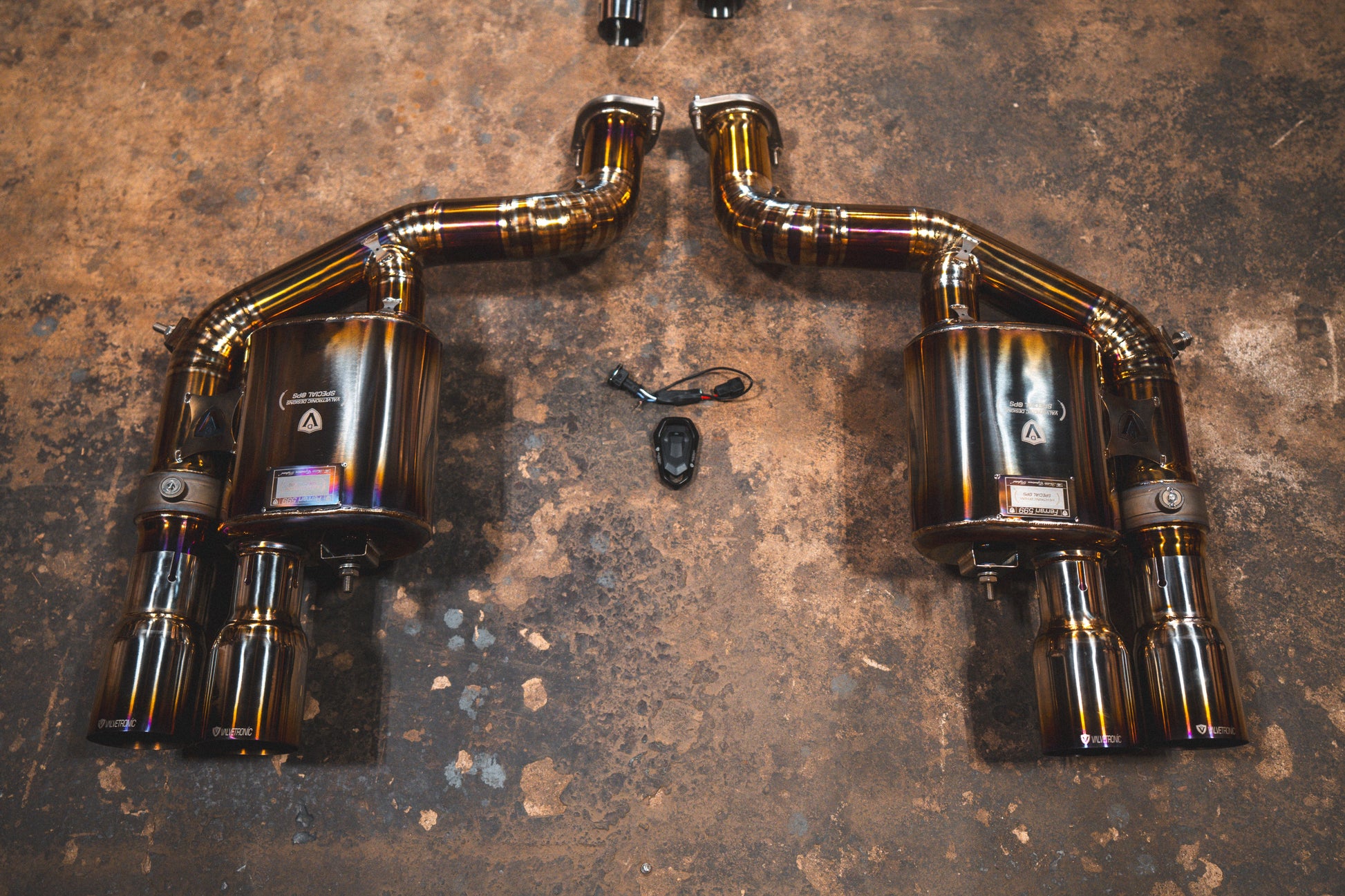 Ferrari 599 RACE F1 Valved Exhaust system - FER.599.VSES.FFH.AG-FER.599.VSES.FFH.TI-  DRIVEN - 4