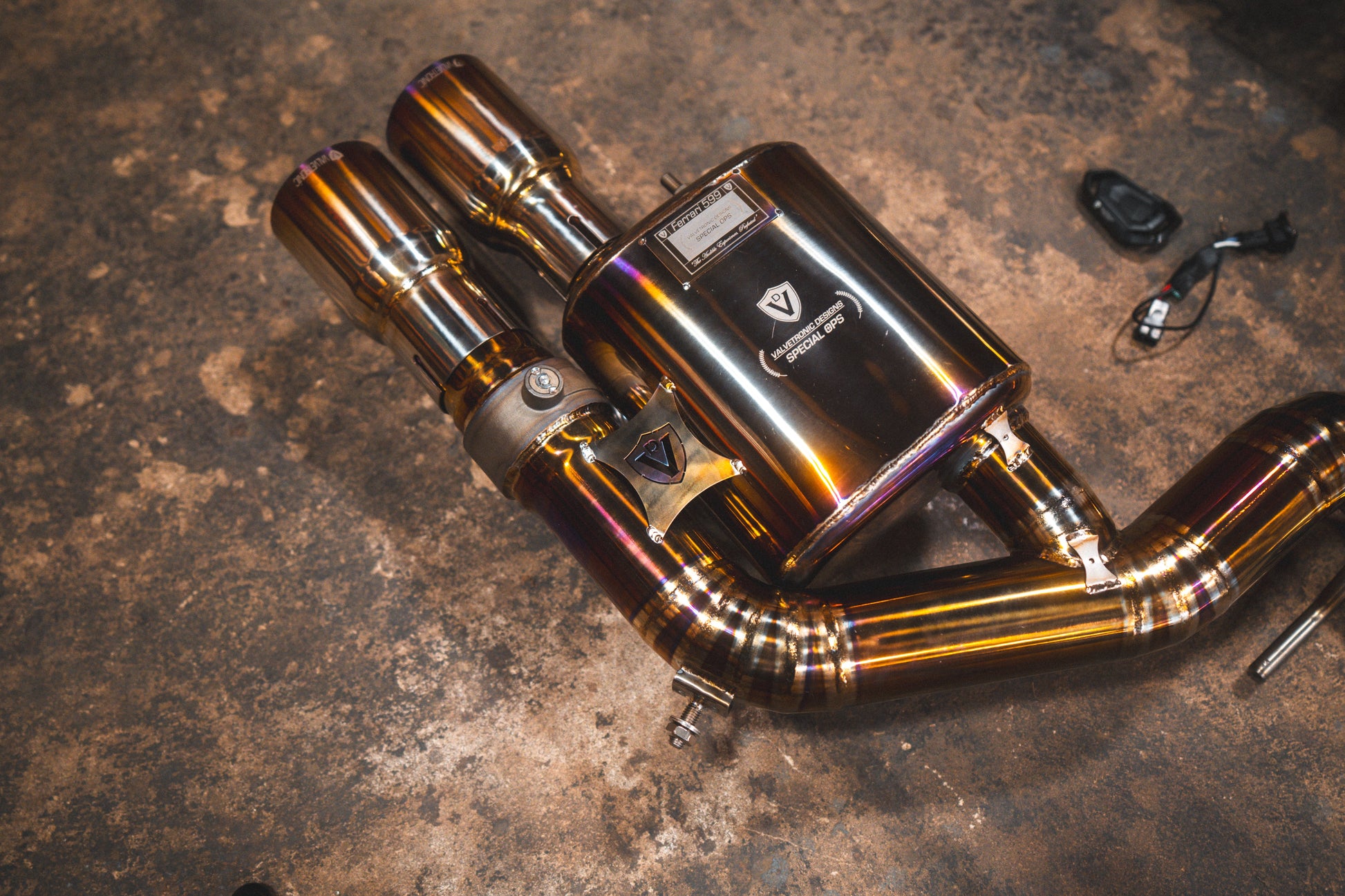 Ferrari 599 RACE F1 Valved Exhaust system - FER.599.VSES.FFH.AG-FER.599.VSES.FFH.TI-  DRIVEN - 5