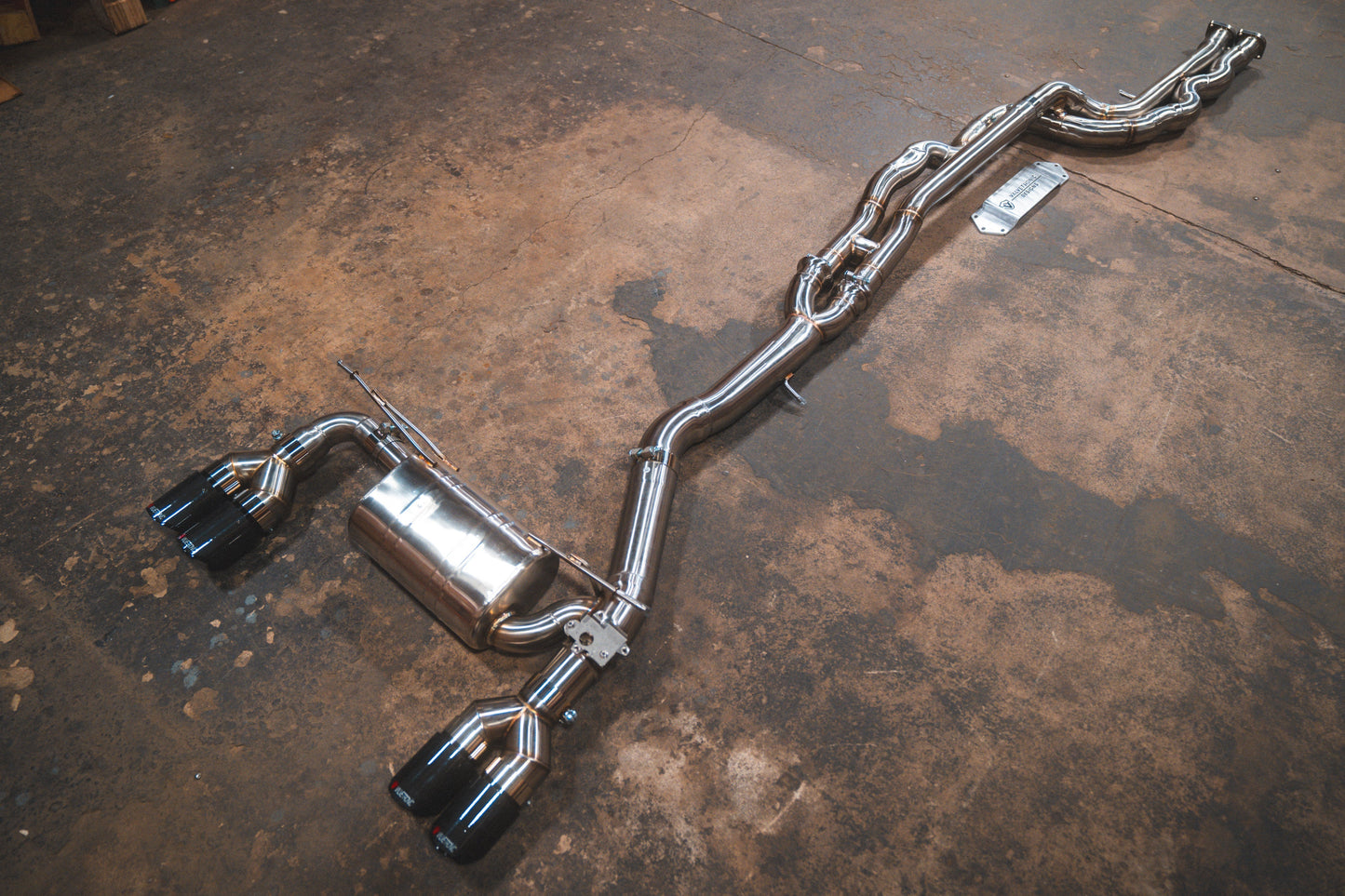 BMW F87 M2 Competition Equal Length Valved Sport Exhaust System - BMW.F87C.M2.VSES.BR.BRSH-BMW.F87C.M2.VSES.BR.BRT-BMW.F87C.M2.VSES.BR.BLK-BMW.F87C.M2.VSES.BR.FC-BMW.F87C.M2.VSES.BR.RC-  DRIVEN - 2