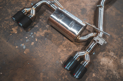 BMW F87 M2 Competition Equal Length Valved Sport Exhaust System - BMW.F87C.M2.VSES.BR.BRSH-BMW.F87C.M2.VSES.BR.BRT-BMW.F87C.M2.VSES.BR.BLK-BMW.F87C.M2.VSES.BR.FC-BMW.F87C.M2.VSES.BR.RC-  DRIVEN - 14