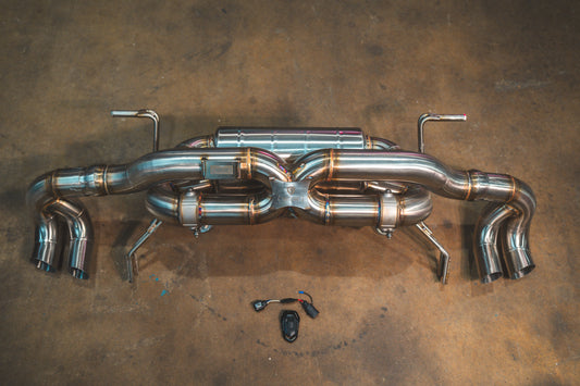 Lamborghini Gallardo LP Valved Sport Exhaust System - LAM.LP570.VSES.BR-  DRIVEN - 1