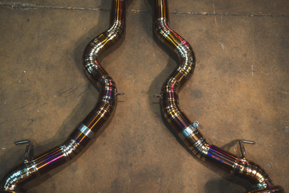 BMW F12 M6 Valved Sport Exhaust System - BMW.F12.M6.VSES.BR.RC-BMW.F12.M6.VSES.TI.TIBRT-  DRIVEN - 4