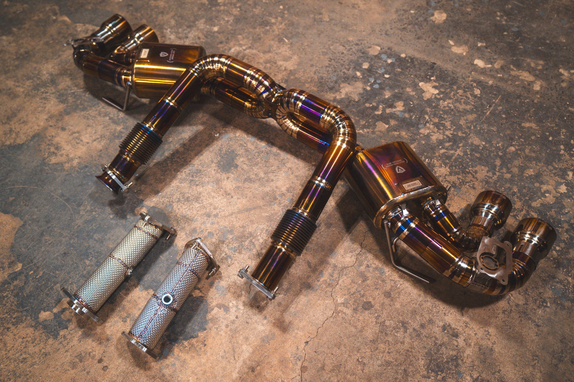 Chevrolet Corvette C8 Valved Sport Exhaust System - CHEV.C8.VSES.TI-CHEV.C8.VSES.FF.TI-  DRIVEN - 3