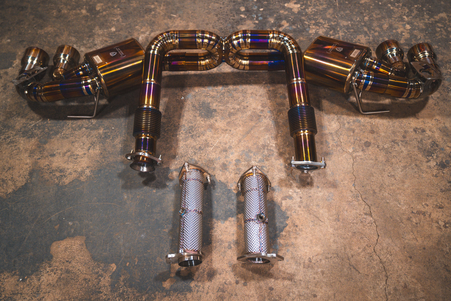 Chevrolet Corvette C8 Valved Sport Exhaust System - CHEV.C8.VSES.TI-CHEV.C8.VSES.FF.TI-  DRIVEN - 4