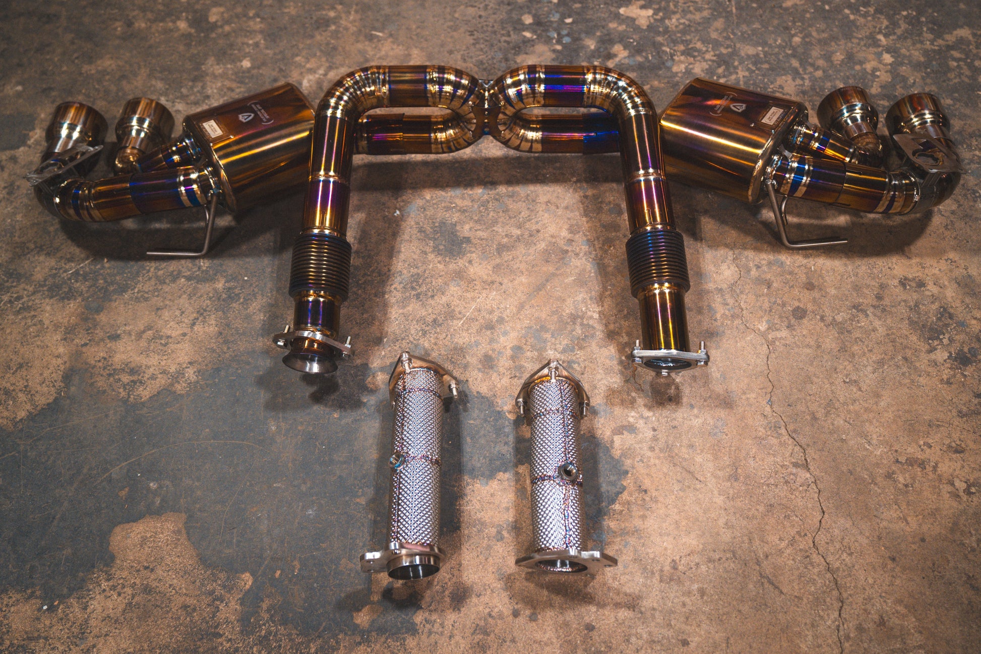 Chevrolet Corvette C8 Valved Sport Exhaust System - CHEV.C8.VSES.TI-CHEV.C8.VSES.FF.TI-  DRIVEN - 4