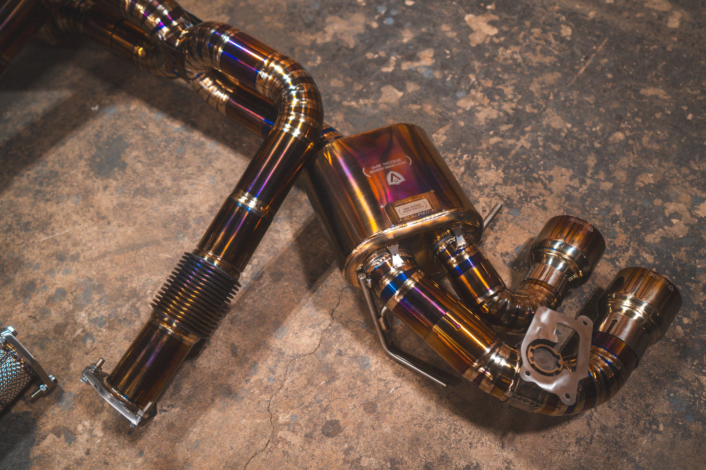 Chevrolet Corvette C8 Valved Sport Exhaust System - CHEV.C8.VSES.TI-CHEV.C8.VSES.FF.TI-  DRIVEN - 8