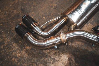 BMW G20/G22/G26 M340i/M440i Valved Sport Exhaust System - BMW.G20.M340i.VSES.BR.BRSH-BMW.G20.M340i.VSES.TI.TIBRT-BMW.G20.M340i.VSES.BR.BRT-BMW.G20.M340i.VSES.TI.BRT-BMW.G20.M340i.VSES.BR.BLK-  DRIVEN - 13