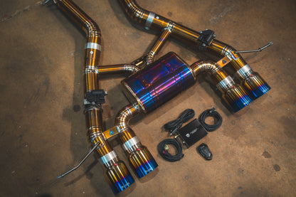 BMW G8x M3 / M4 Valved Sport Exhaust System - BMW.G8X.M3.VSES.BR.BRSH-BMW.G8X.M3.VSES.BR.BRT-BMW.G8X.M3.VSES.BR.BLK-BMW.G8X.M3.VSES.BR.FC-BMW.G8X.M3.VSES.BR.RC-  DRIVEN - 23