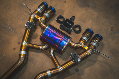 BMW G8x M3 / M4 Valved Sport Exhaust System - BMW.G8X.M3.VSES.BR.BRSH-BMW.G8X.M3.VSES.BR.BRT-BMW.G8X.M3.VSES.BR.BLK-BMW.G8X.M3.VSES.BR.FC-BMW.G8X.M3.VSES.BR.RC-  DRIVEN - 24