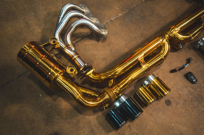 Valvetronic Valved Sport Exhaust System for Porsche 911 Carrera / S / GTS (991.1) - POR.991.CAR.VSES.AG-POR.991.CAR.VSES.TI-POR.991.CAR.VSES.FFH.AG-POR.991.CAR.VSES.FFH.TI-  DRIVEN - 8