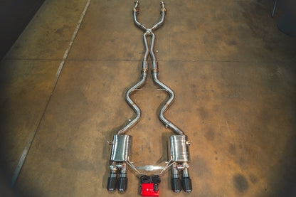 BMW E9x M3 Valved Sport Exhaust System (V2) - BMW.E9X.M3.AXL.BR.BRSH-BMW.E9X.M3.AXL.BR.BRT-BMW.E9X.M3.AXL.BR.BLK-BMW.E9X.M3.AXL.BR.RC-BMW.E9X.M3.AXL.BR.FC-  DRIVEN - 1