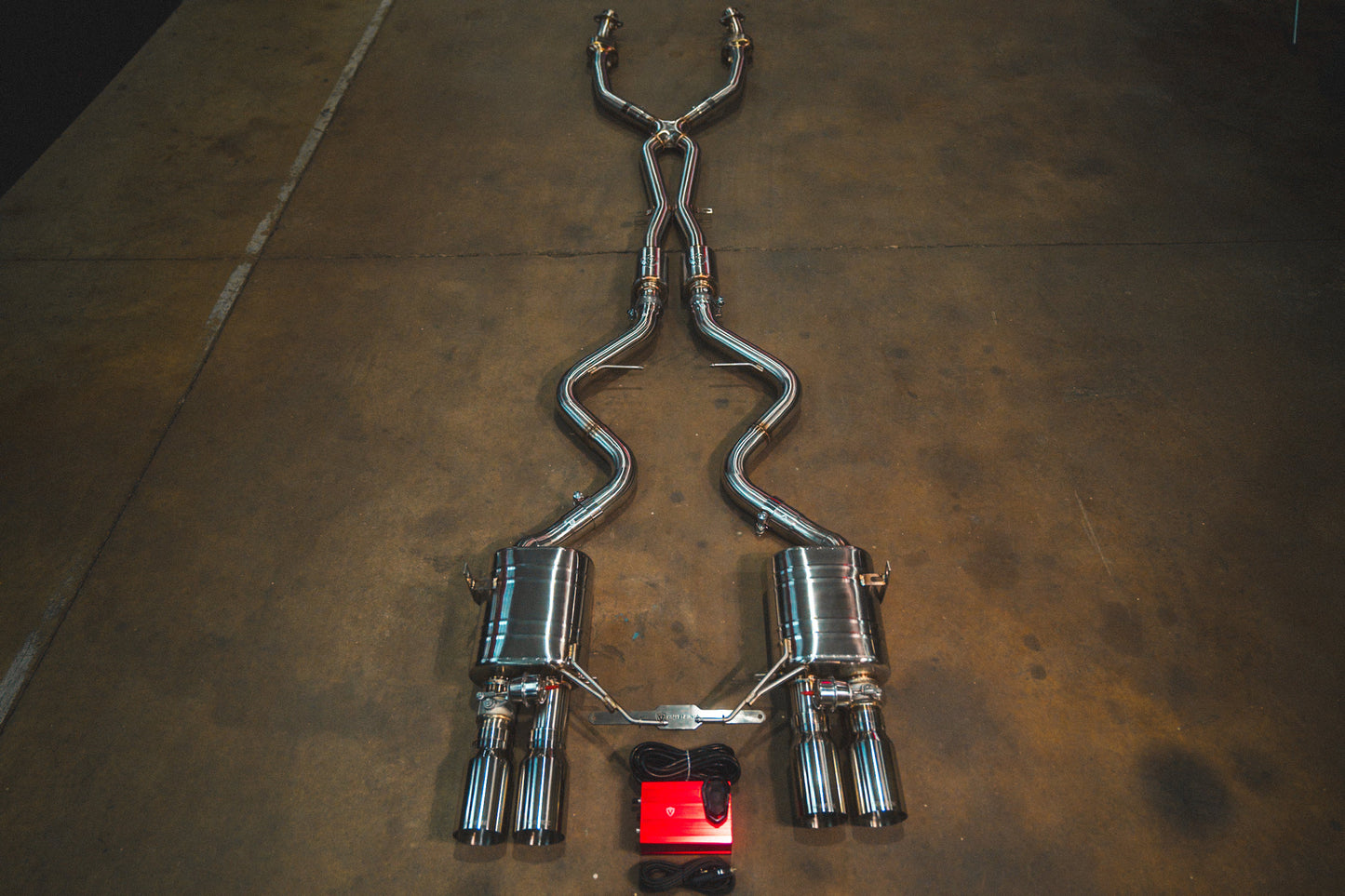 BMW E9x M3 Valved Sport Exhaust System (V2) - BMW.E9X.M3.AXL.BR.BRSH-BMW.E9X.M3.AXL.BR.BRT-BMW.E9X.M3.AXL.BR.BLK-BMW.E9X.M3.AXL.BR.RC-BMW.E9X.M3.AXL.BR.FC-  DRIVEN - 18