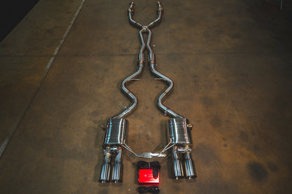BMW E9x M3 Valved Sport Exhaust System (V2) - BMW.E9X.M3.AXL.BR.BRSH-BMW.E9X.M3.AXL.BR.BRT-BMW.E9X.M3.AXL.BR.BLK-BMW.E9X.M3.AXL.BR.RC-BMW.E9X.M3.AXL.BR.FC-  DRIVEN - 18