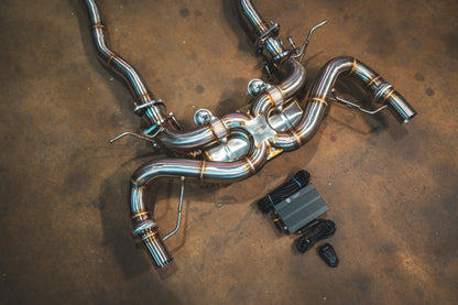 Aston Martin DBS V12 Valved Sport Exhaust System - AMR.DBS.V12.VSES.BR-AMR.DBS.V12.VSES.FFH.BR-  DRIVEN - 3