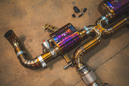 Audi R8 True F1 / Valved Exhaust System - AUD.R8.V10.GEN2.F1.BR-AUD.R8.V10.GEN2.F1.TI-AUD.R8.V10.GEN2.F1.FFH.1.BR-AUD.R8.V10.GEN2.F1.FFH.1.TI-AUD.R8.V10.GEN2.VSES.TI-  DRIVEN - 8